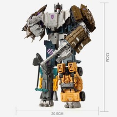 HZX Defensor Bruticus Superion Devastator 30CM IDW Transformation Toys NO BOX