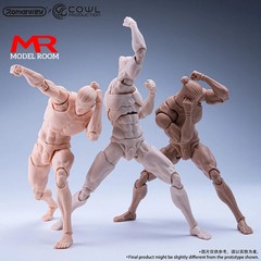 Romankey X COWL 1/12 Super Flexible Male Joint Body 16.5cm Muscle Strong Figure