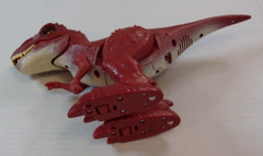 Used Loose Tested Lot of 2 Zuru Robo Alive Stegosaurus & T-Rex Dinosaurs #7132