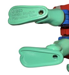 Teenage Mutant Ninja Turtles 1993 Mutation Road Ready Leo Fire Truck Figure TMNT