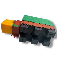 Minecraft Sniffer Action Figure with Game-Accurate Sound & Pixelated Design 2023