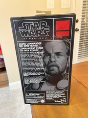 HASBRO STAR WARS BLACK SERIES CLONE COMMANDER OBI-WAN KENOBI (COMMANDANT) – MINT
