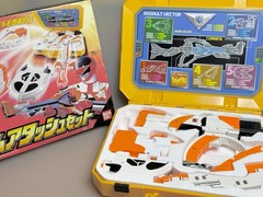 Power Ranger Mirai Sentai Time Ranger Time Attache Set BANDAI 2000 New in Box