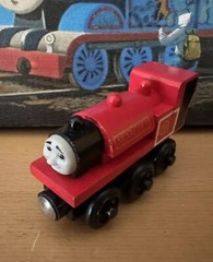 1998 Learning Curve Britt Allcroft Wooden Thomas Train Skarloey!