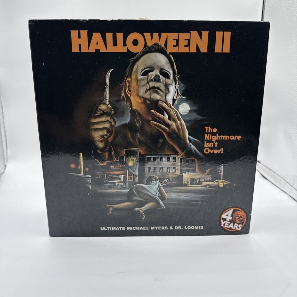 NECA Halloween 2 Ultimate Michael Myers & Dr Loomis – 7″ figures – Reel Toys