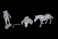 Prospector & Pack Mule set #3 resin western miners MARX toy soldiers playsets