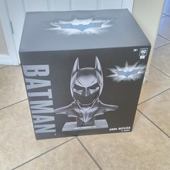 SEALED BATMAN RISE OF THE DARK KNIGHT REPLICA COWL MCFARLANE TOYS 1:1 SCALE