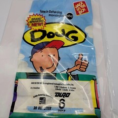 Rare Unused Doug Paper Bag 1996 Nickelodeon Jack In The Box ABC