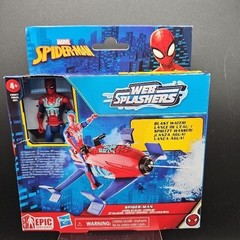 Marvel Spider-Man Web Splashers Hydro Jet Toy Figure & Accessory Set Ages 4+ New