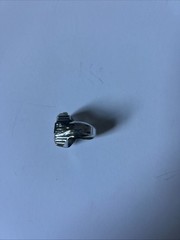 Marvel VTG 1966 Human Torch / Dr. Doom Vari Vue Ring-Gumball-Flicker-silver