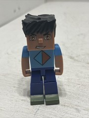 Lot of 3 Minecraft Tube Heroes Action Figure Vikstar123 Jazwares 3″ Steve +2