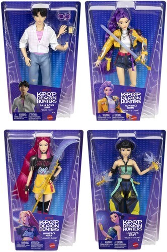 KPop Demon Hunters Core Fashion Doll 4-Piece Assortment PRESALE (SHIPS 7/30/26)
