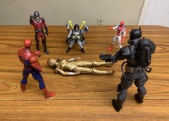Marvel Action Figures Lot Of Six