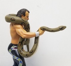 Incomplete Jakks 7.50″ WWE Unmatched Fury “Jake “The Snake” Roberts” Figure READ