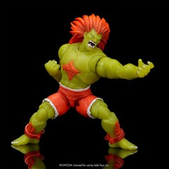 Ultra Street Fighter II Blanka Glow-in-the-Dark 6″ Jada EE Exclusive – IN HAND