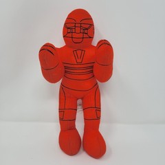 Rock Em Sock Em Robots 9″ Plush Red Robot Toy Factory 2021 | Red Team Rematch