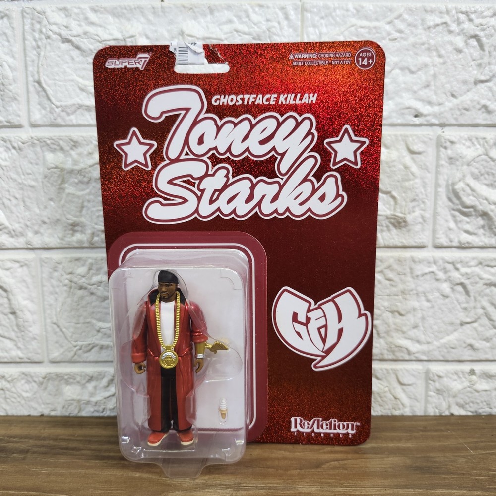 Ghostface Killah Super7 ReAction Figures Toney Starks 3.75″ Figure Wu-Tang Clan