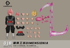 DIMENSIONIA 01A/B/C 1/12 Dragon Ball Zamasu Black Goku Action Figure NEW InStock