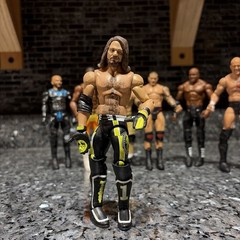 Lot of 7 WWE Wrestling Action Figures Mixed Wrestlers 2012-2017 Used