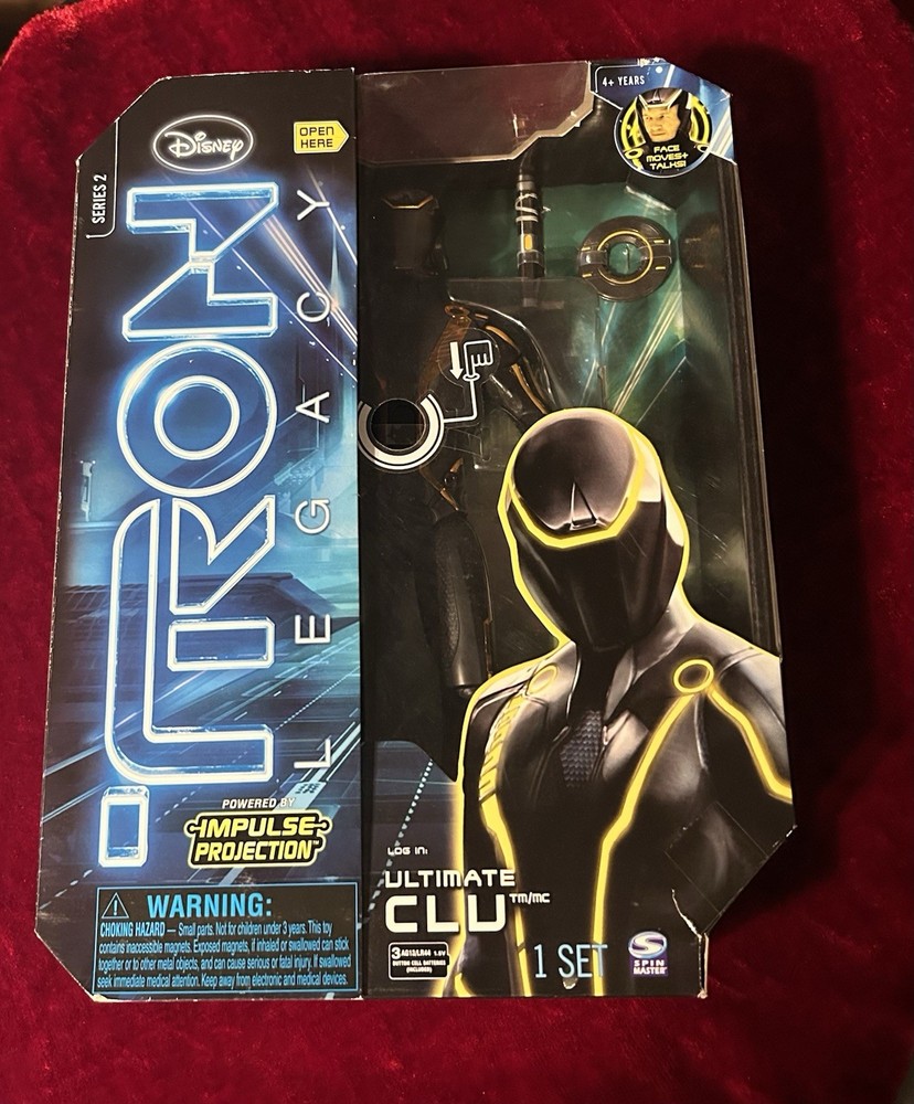 TRON Legacy DISNEY 2010 Spin Master 12” ULTIMATE CLU Series 2 Figure Spin Master