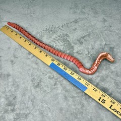 3D Printed Python Snake Pink 15” Kids Fun Toy