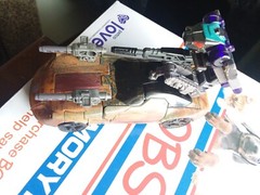 Transformers Custom Quickstrike Netflix Sparkless Bot With Gun & Slitherfang