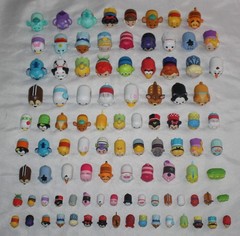 Large Lot of 98 Disney Tsum Tsum Small Medium & Large Stackable Vinyl Figures