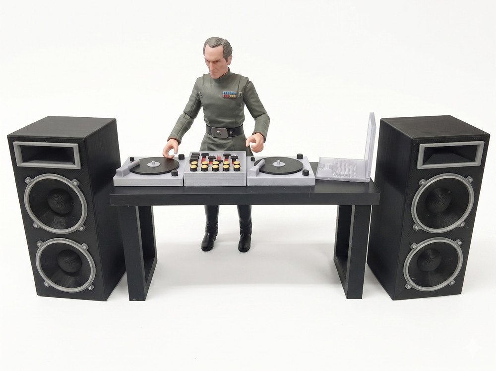 1:12 scale DJ CONCERT ACCESSORIES FIGURE DIORAMA STAR WARS GI JOE