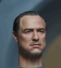 Custom The Godfather Marlon Brando 1/6 Scale Male Action Figure Head Sculpt