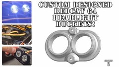 Redcat 64 Lowrider RC – Custom HALO LED Ring Headlight Bucket – 3D Printed