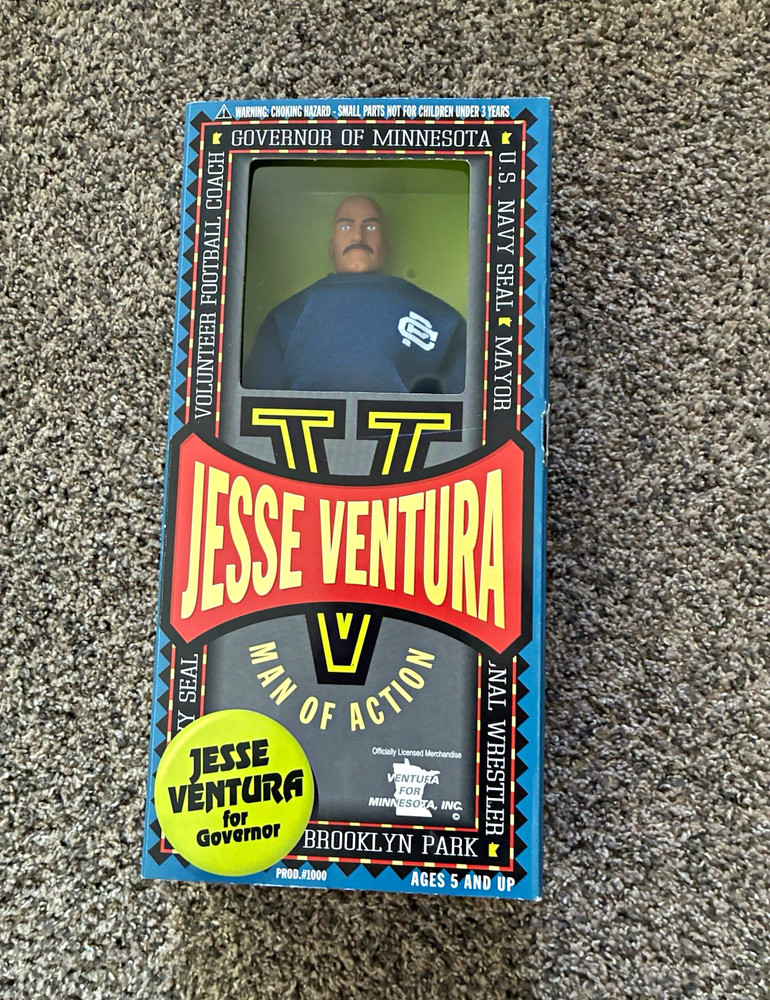 Toyboy Man Jesse Ventura 12″ Fully Articulated Action Figure 1999