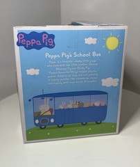 Peppa Pig’s School Bus Play Set Removable Roof & Music & 2 Figures Brand New