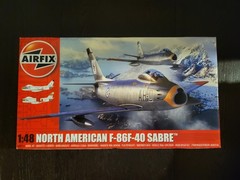 North American F-86F-40 Sabre 1:48 AIR FIX Plane Model Kit NEW MIB Sealed
