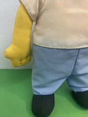 The Simpsons HOMER SIMPSON 10″ Plush DOLL Toy Vintage 1990 20th Century Fox