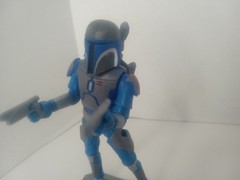 STAR WARS CLONE WARS MANDALORIAN WARRIOR CW29 LOOSE FIGURE