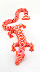 3D Printed Cookie Dragon, Unique Articulated Fidget Dragon Toy