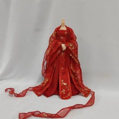 Action Figure Collectibles 1/6 Scale 12″ Red Dress Clothes Female Outfit Decor