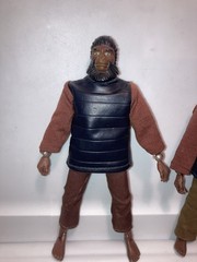 Vintage 1974 MEGO Planet Of The Apes POTA Soldier Apes Navy Blue Tunics Lot of 2