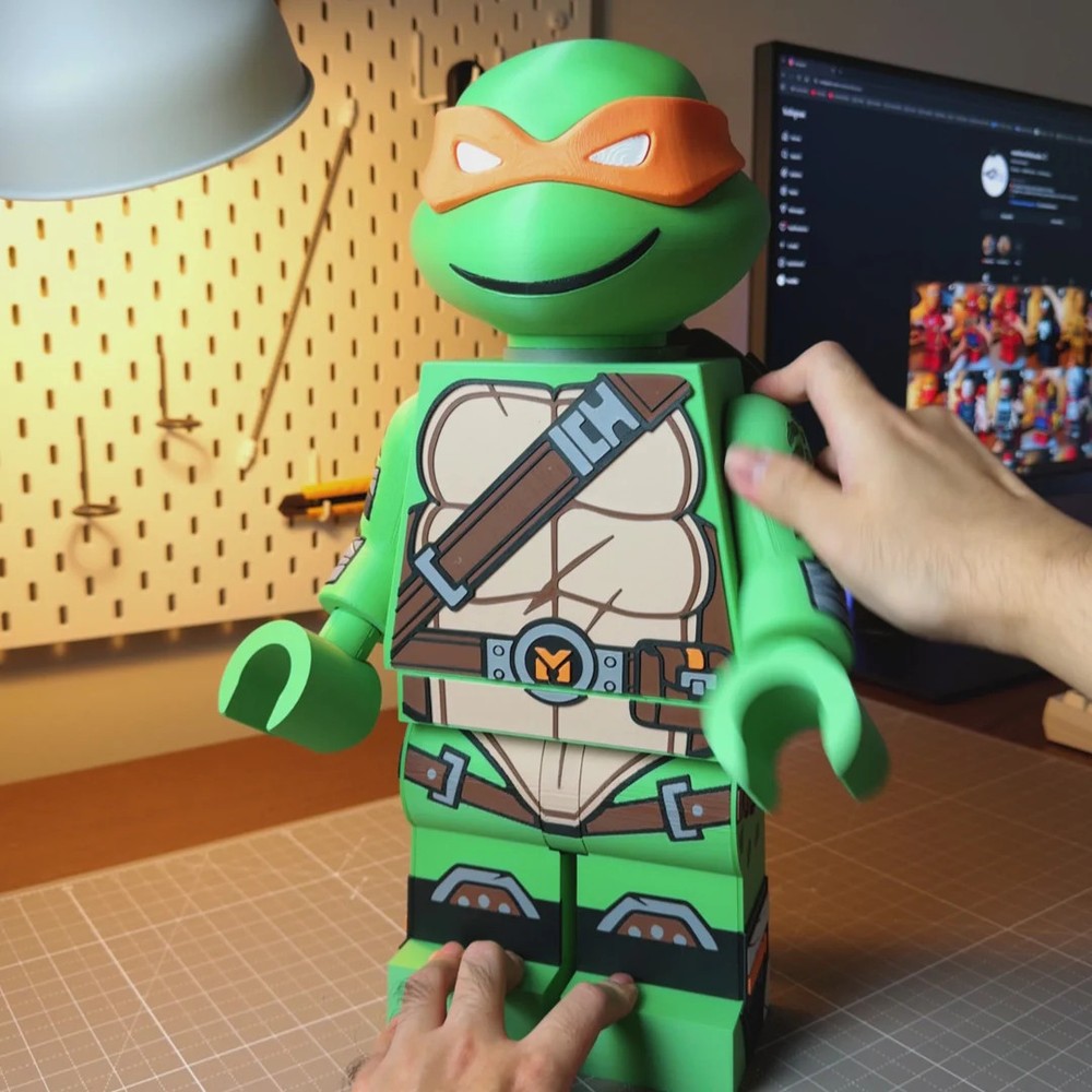 Mikey the Orange Ninja Modular Figure