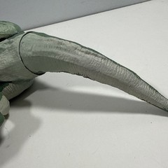 Custom Mattel Jurassic World Bull Buck T-Rex Rebirth Inspired Green Rex Escape