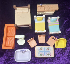 Bluey Dollhouse Replacement House Furniture Beds Kitchen Bath Moose Toys