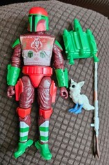 STAR WARS BLACK SERIES MANDALORIAN WARRIOR 6” FIGURE HOLIDAY EDITION EUC C80