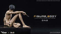 1:12 VTOYS X BMS VB003 Male Flexible Action Figure Jointed Body & Head Model Toy