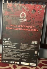 POP MART Mega Space Molly 400% Disney 100th Anniversary Brand New **read*