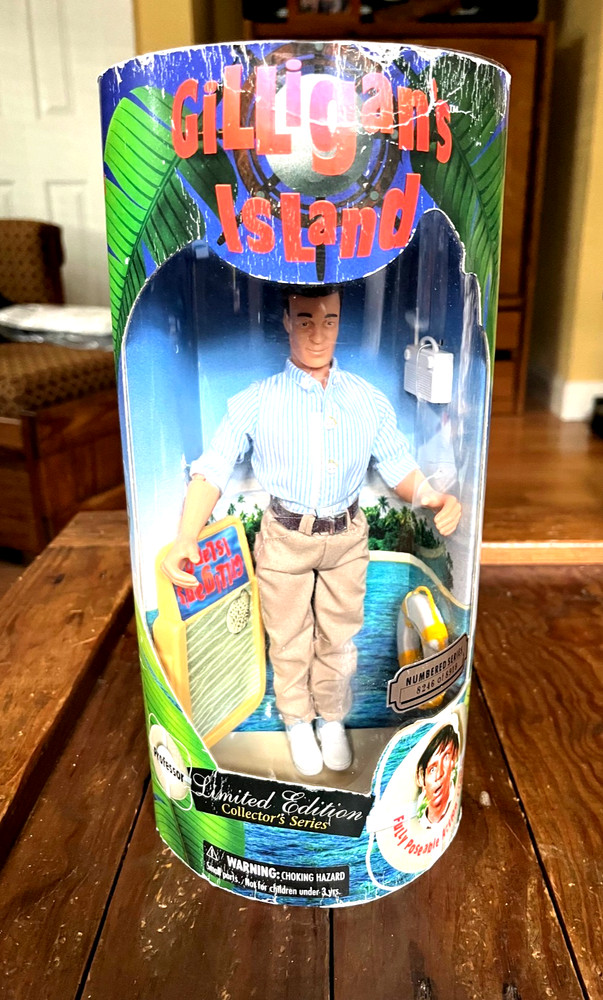 Gilligan’s Island ” The Professor” Limited Edition Figure, 1997 NEW