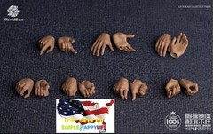 1/6 Worldbox Male Hands Type 2.0 Accessory For 12” male Figure Phicen ❶USA❶