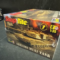 REVELL SNAP TITE ABRAMS M1A1 TANK PLASTIC KIT 1:35 MODEL NEW SEALED IN BOX