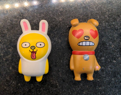 KAKAO FRIENDS MUZI FRODO Car Auto Air Freshener Vent Clip Set of 2 Used