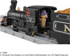 Plarail Back to the Future Part 3 Locomotive 131 & Time Machine Set Japan NEW