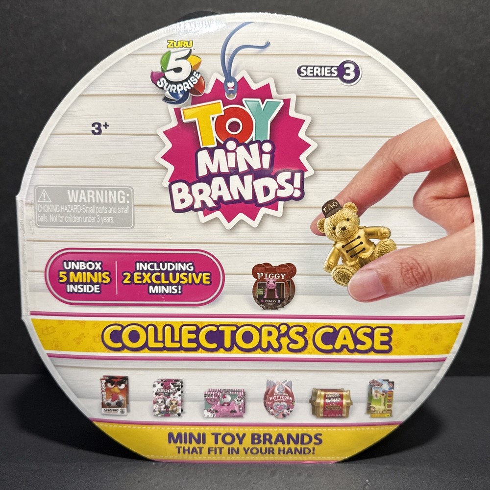 Zuru Minibrands Toy Collector’s Case Includes 5 Minis Including 2 Exclusive Mini